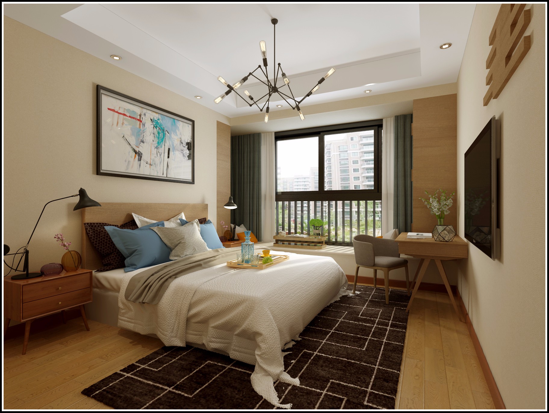 160㎡奶油风loft
